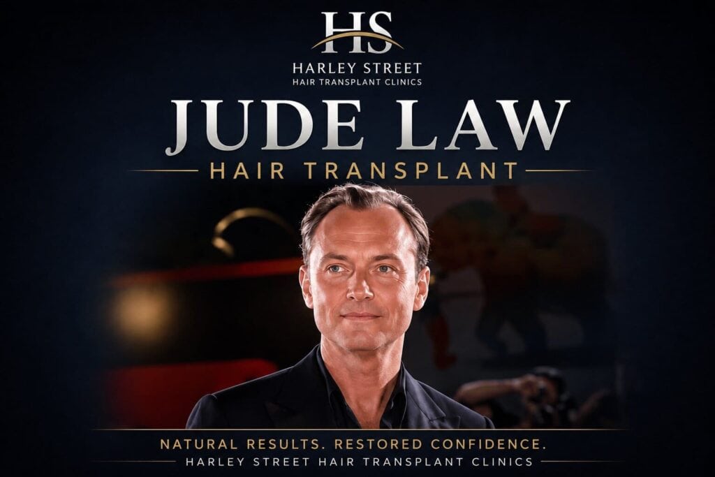 Jude law hair transplant