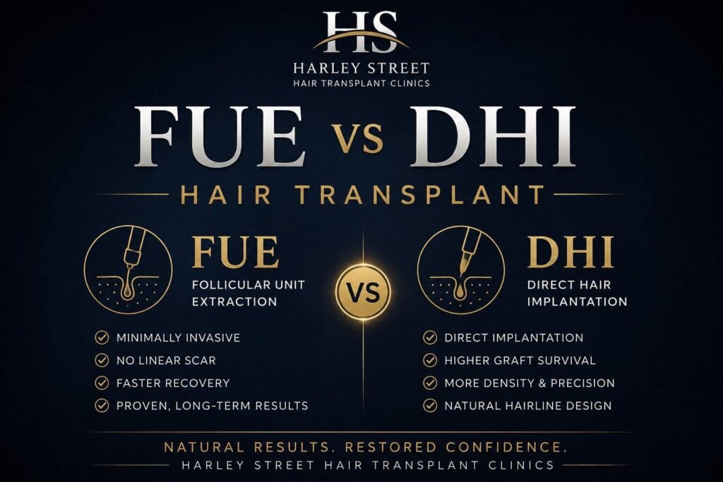 fue vs dhi hair transplant