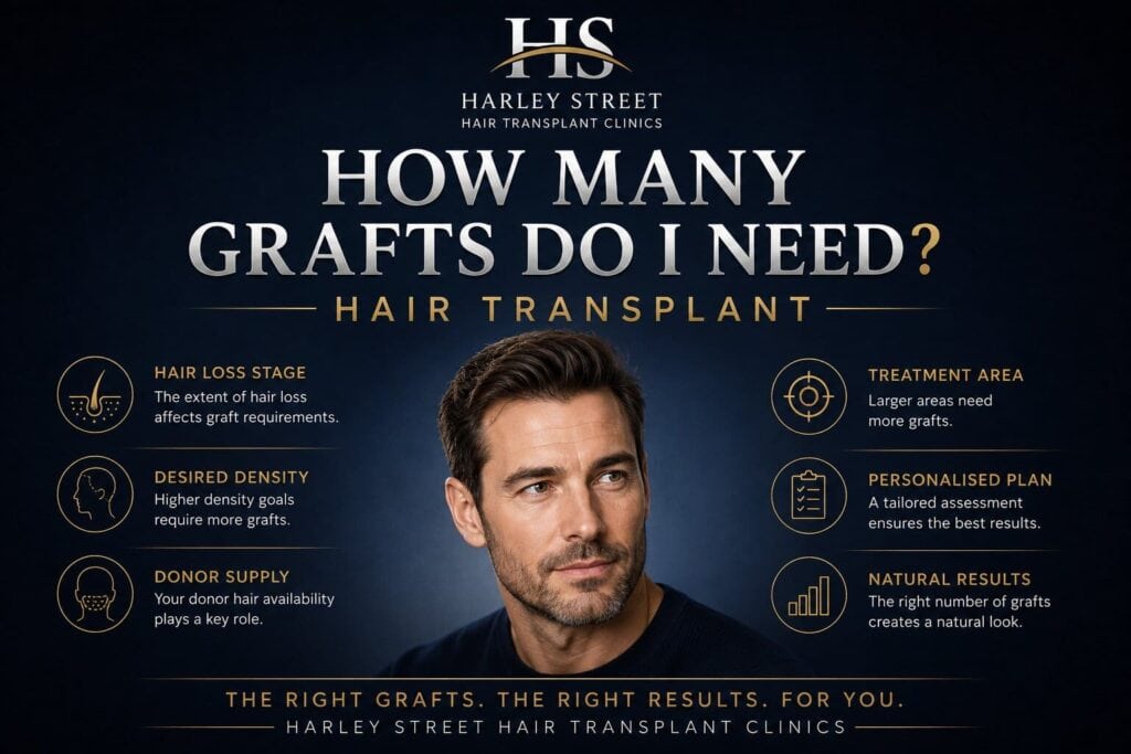 how many grafts do i need for a hair transplant